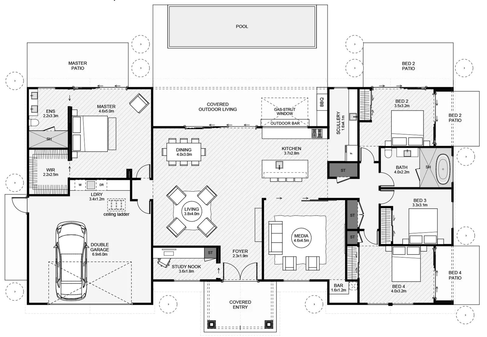 Hibiki Lifestyle Home floor plan