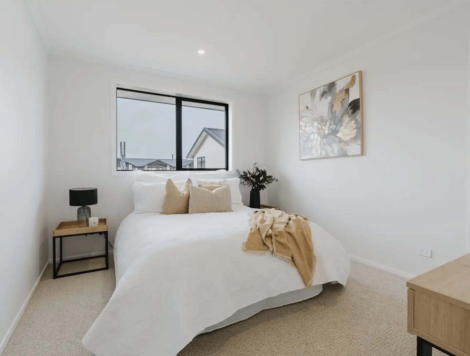 Master bedroom in a home we built
