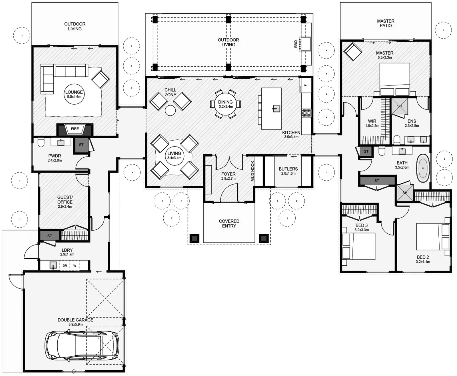 Tullamore Dew Lifestyle Home floor plan