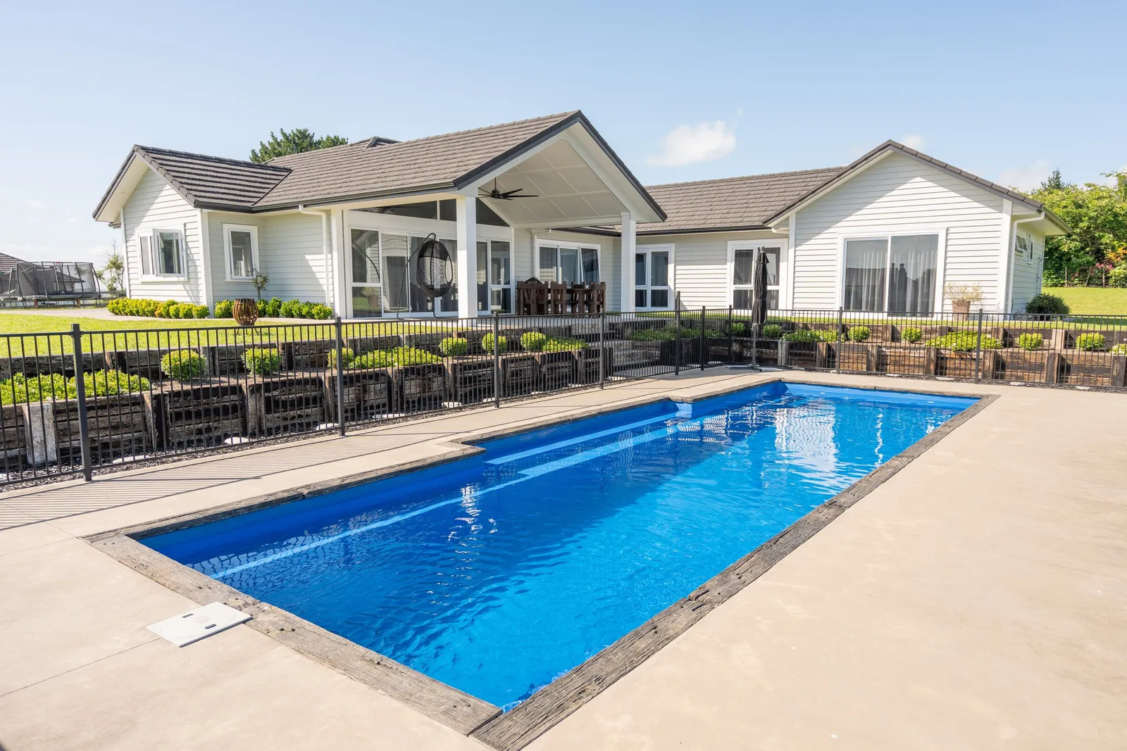 Exterior images of Aubrey Way new build by Whitechurch Construction, Waikato residential builders.