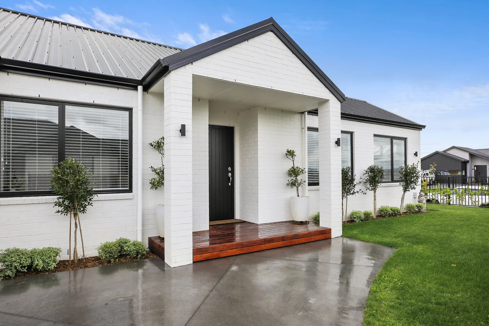 Completed home exterior backed by our guarantee