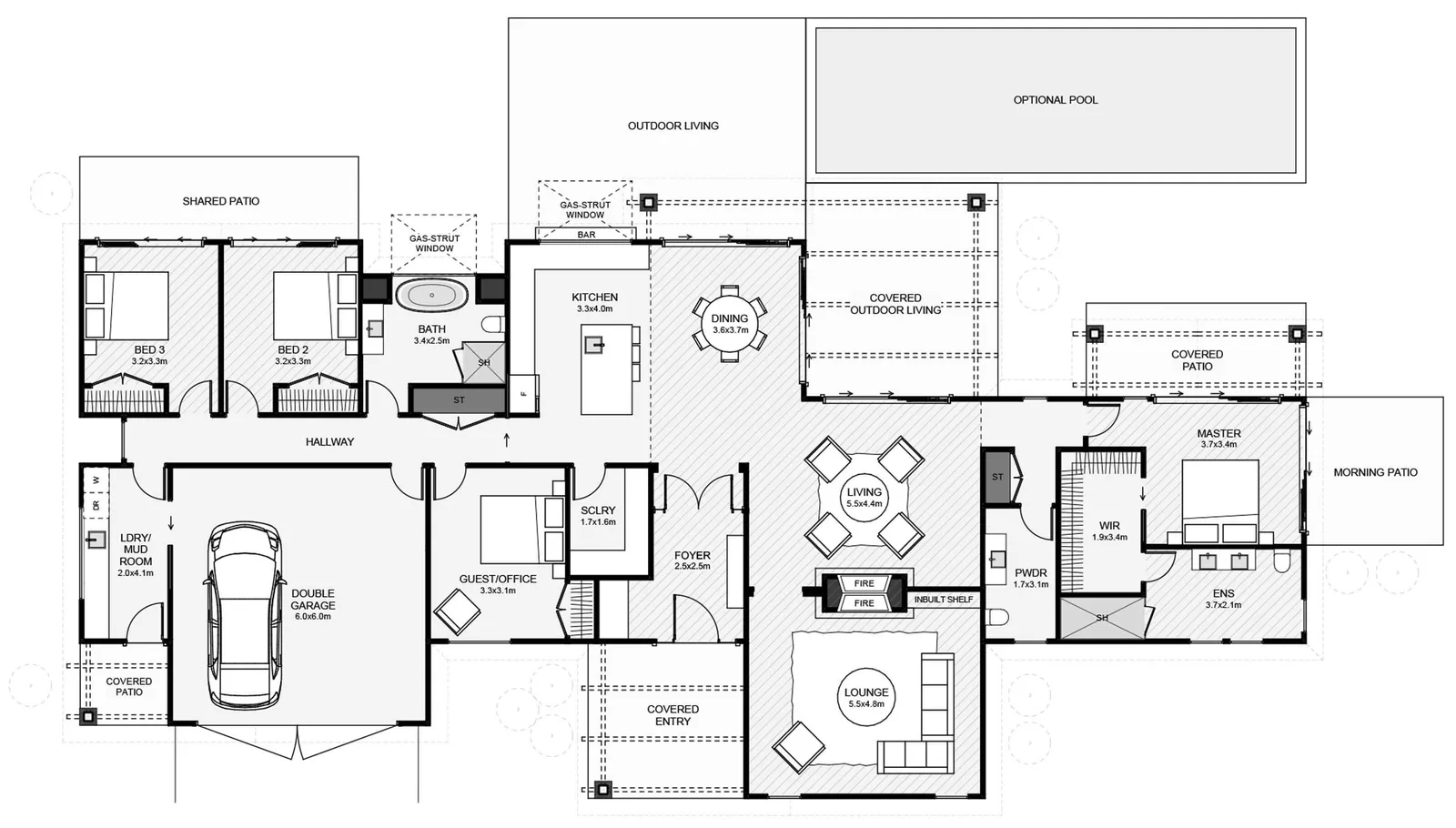 Dalwhinnie Lifestyle Home floor plan