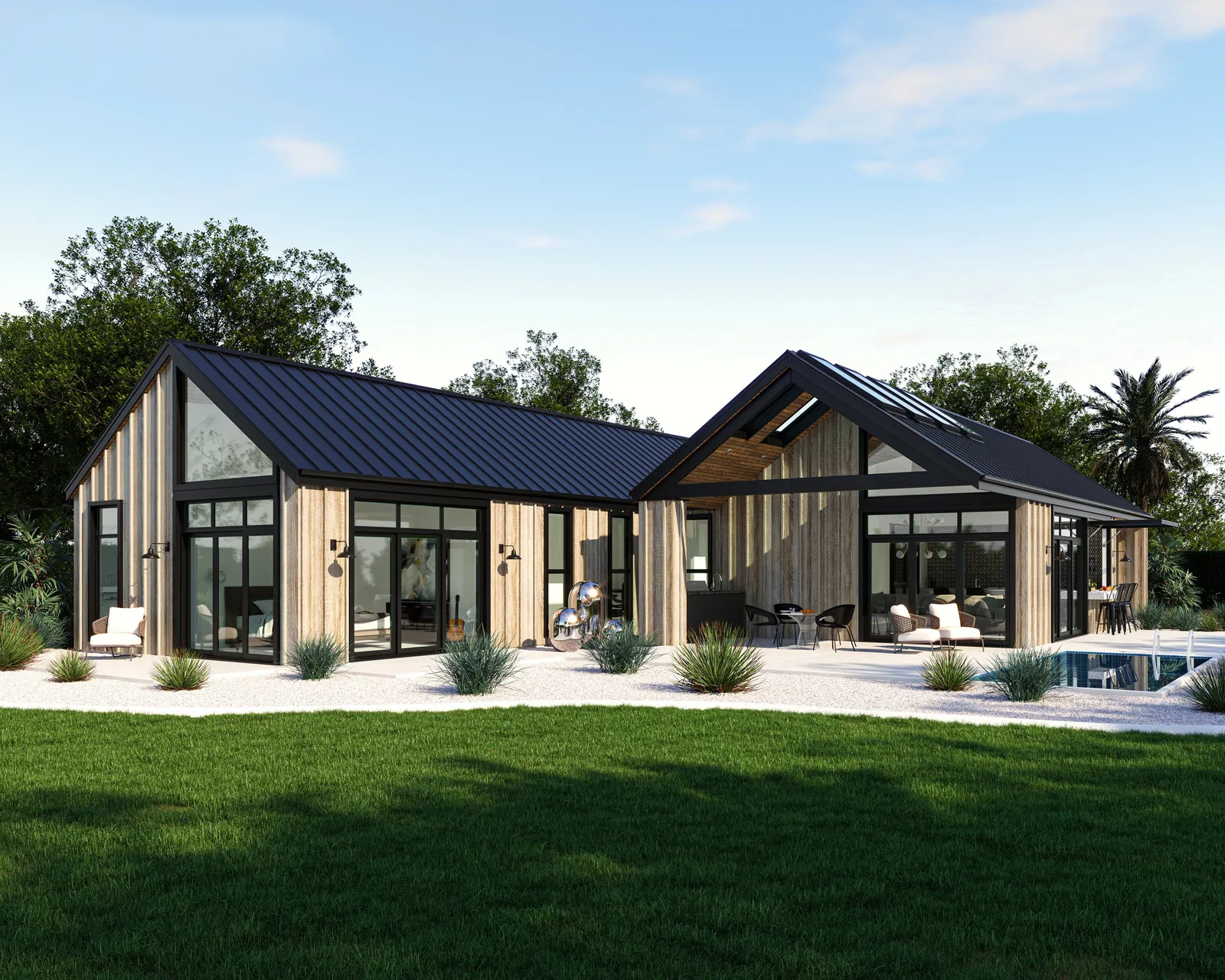 Albertine Architecture Home plan by Whitechurch Construction