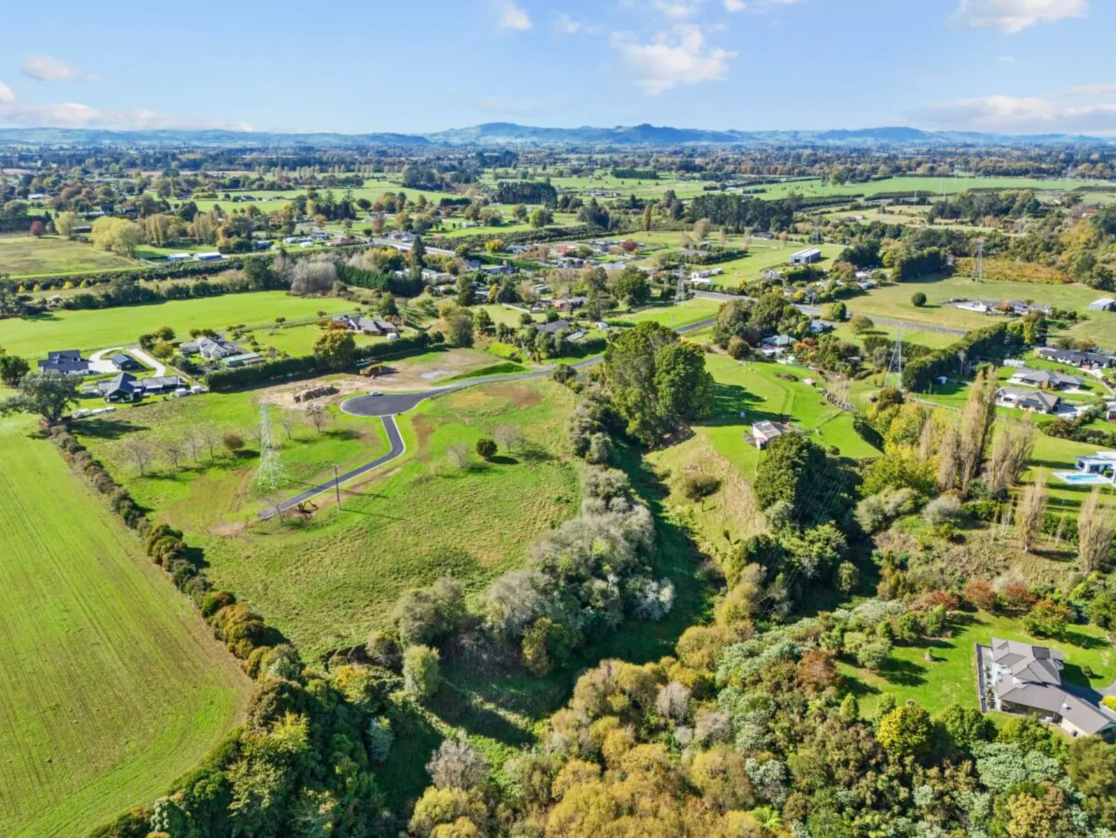 Image of lifestyle sections at Newstead. House & Land packages with Whitechurch Construction, quality Waikato builders.